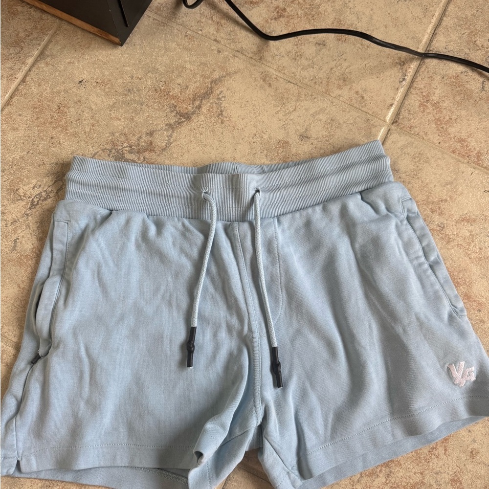 YoungLA Men’s  Athletic Shorts in Light Blue SHORT INSEAM